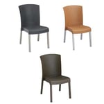 Grosfillex Havana commercial side chairs.