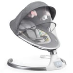 Recalled HONEY JOY Infant Swing in gray