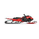 Recalled MY2023 Lynx Shredder models equipped with an 850 E-TEC Turbo Engine