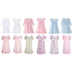 Recalled Nightgowns for Girls, Long Vintage Soft Cotton Sleepwear, Full Length Nightdress