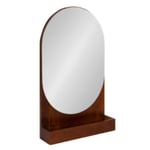 Recalled Kate and Laurel Astora Capsule Mirror - Walnut