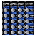 Recalled Junpower CR2032 batteries (Packaging model 2023-V3)