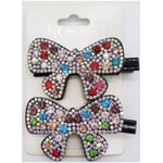 Recalled bowtie hairclip - Multicolor