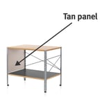 Recalled Eames Desk Unit with tan panel