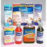 Triaminic Syrups and Theraflu Warming Liquids