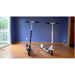 Glion SmartScooter Model 100 Black and White Unfolded