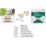 Recalled Glass Doorknobs Spindle Set