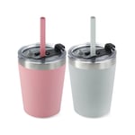 Recalled PandaEar Stainless Steel Toddler Cups, 8 oz.