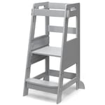 Recalled TOETOL HOME Children's Tower Stool – gray finish