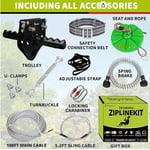 Recalled TT TRSMIMA zipline kit, version with a turnbuckle and waist belt
