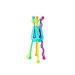 Recalled Zippee Activity Toy with Spherical Ends on Silicone Strings