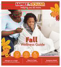 Family Dollar Ad - Fall Wellness Guide