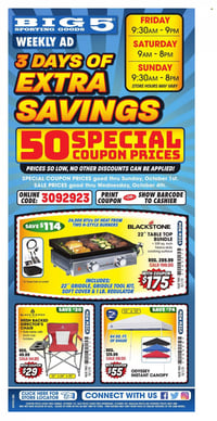 Big 5 Sporting Goods Ad