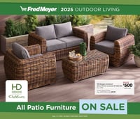 Fred Meyer Outdoor Living 2025 Patio Furniture Sale