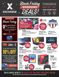 AAFES Black Friday Weekend Deals