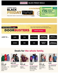 Kohl's Black Friday Deals
