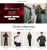 Banana Republic Black Friday Event