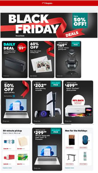 Staples Black Friday Deals