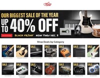 Guitar Center Black Friday Sale