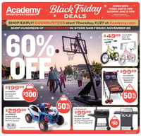 Academy Sports + Outdoors Black Friday Deals