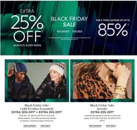 Saks Fifth Avenue Black Friday Sale