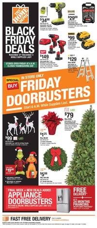 The Home Depot Black Friday Deals
