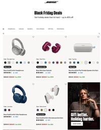 Bose Black Friday Deals