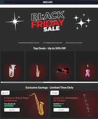 Music & Arts Black Friday Sale