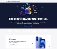 Apple Black Friday Savings