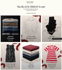 New York & Company Black Friday Event