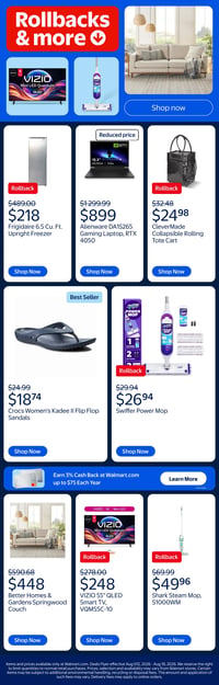 Walmart Rollbacks & More Savings