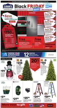 Lowe's Ad - Black Friday Month