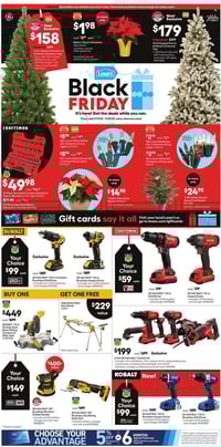 Lowe's Early Black Friday Ad