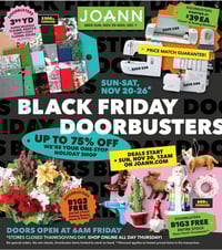 Joann Black Friday Blockbusters!