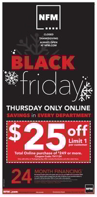 Nebraska Furniture Mart Black Friday Coupon & Doorbusters
