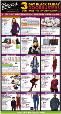 Boscov's 3 Day Black Friday Doorbuster