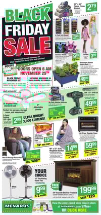 Menards Black Friday Sale