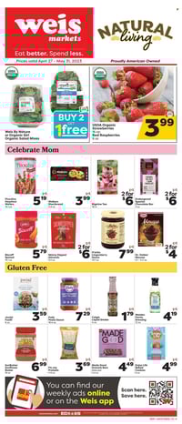 Weis Markets Natural Living Ad