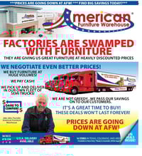 American Furniture Warehouse Factory Sale