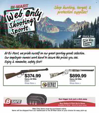 Bi:Mart Ad - Web Only Shooting Sports Supplies
