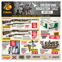 Cabela's + Bass Pro Shops Waterfowl Migration Sale