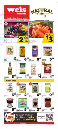 Weis Markets Natural Living Ad