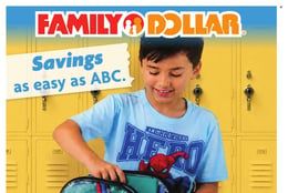 Family Dollar Back to School Savings
