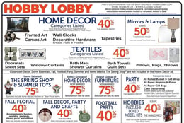 Hobby Lobby Weekly Ad