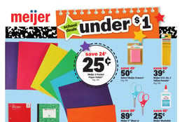 Meijer - School Deals under $1