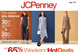JCPenney Weekend Hot Deals