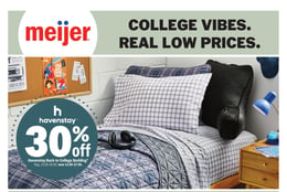Meijer - College Vibes, Real Low Prices