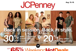 JCPenney Weekend Hot Deals