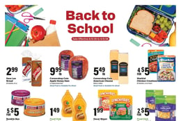 Big Y - Back To School Savings