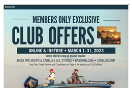 Bass Pro Shops + Cabela's Member Only Exclusive Club Offers